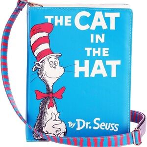 Dr. Seuss Cat in the Hat Blue Crossbody Bag